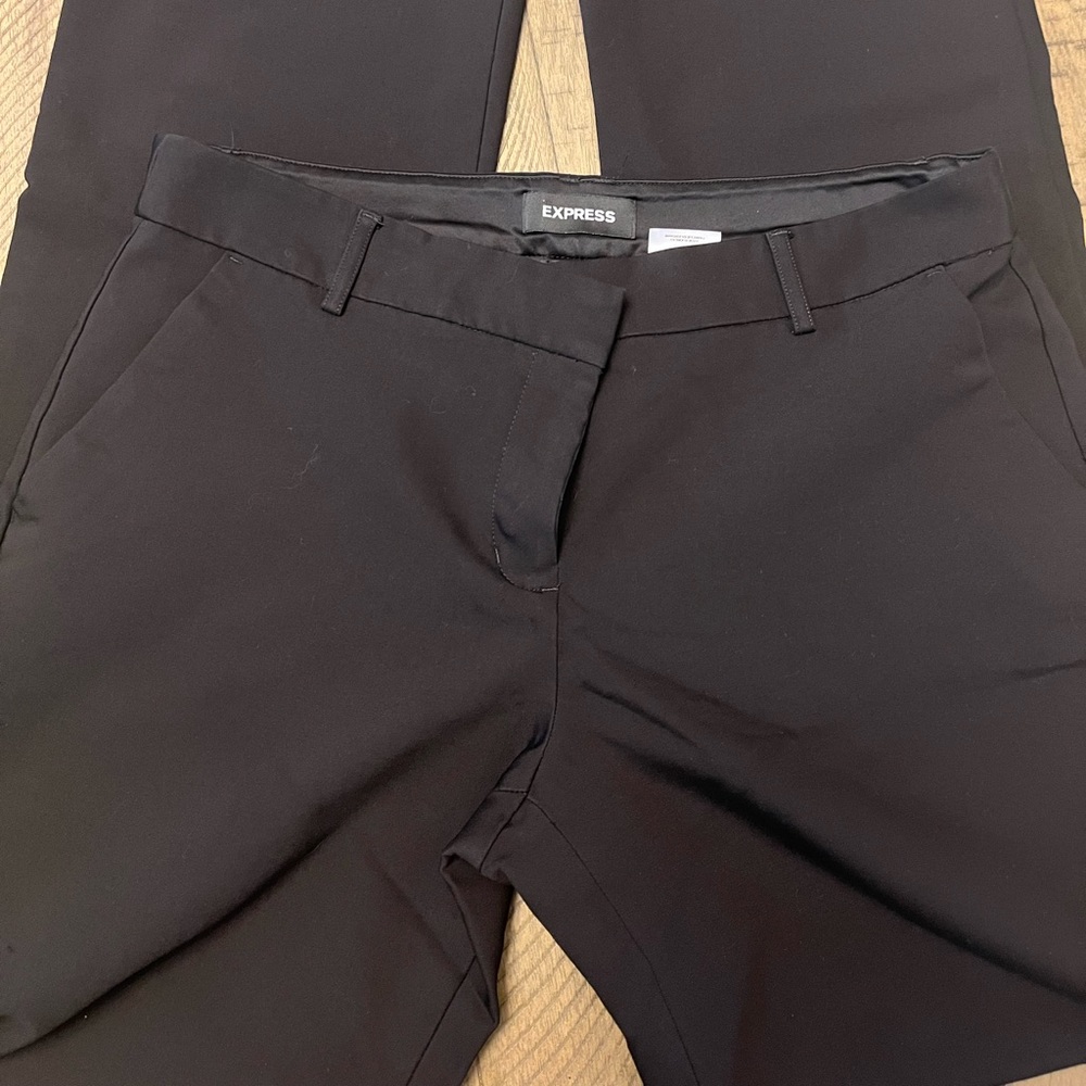 EXPRESS Editor Slim Flare low rise dress pants